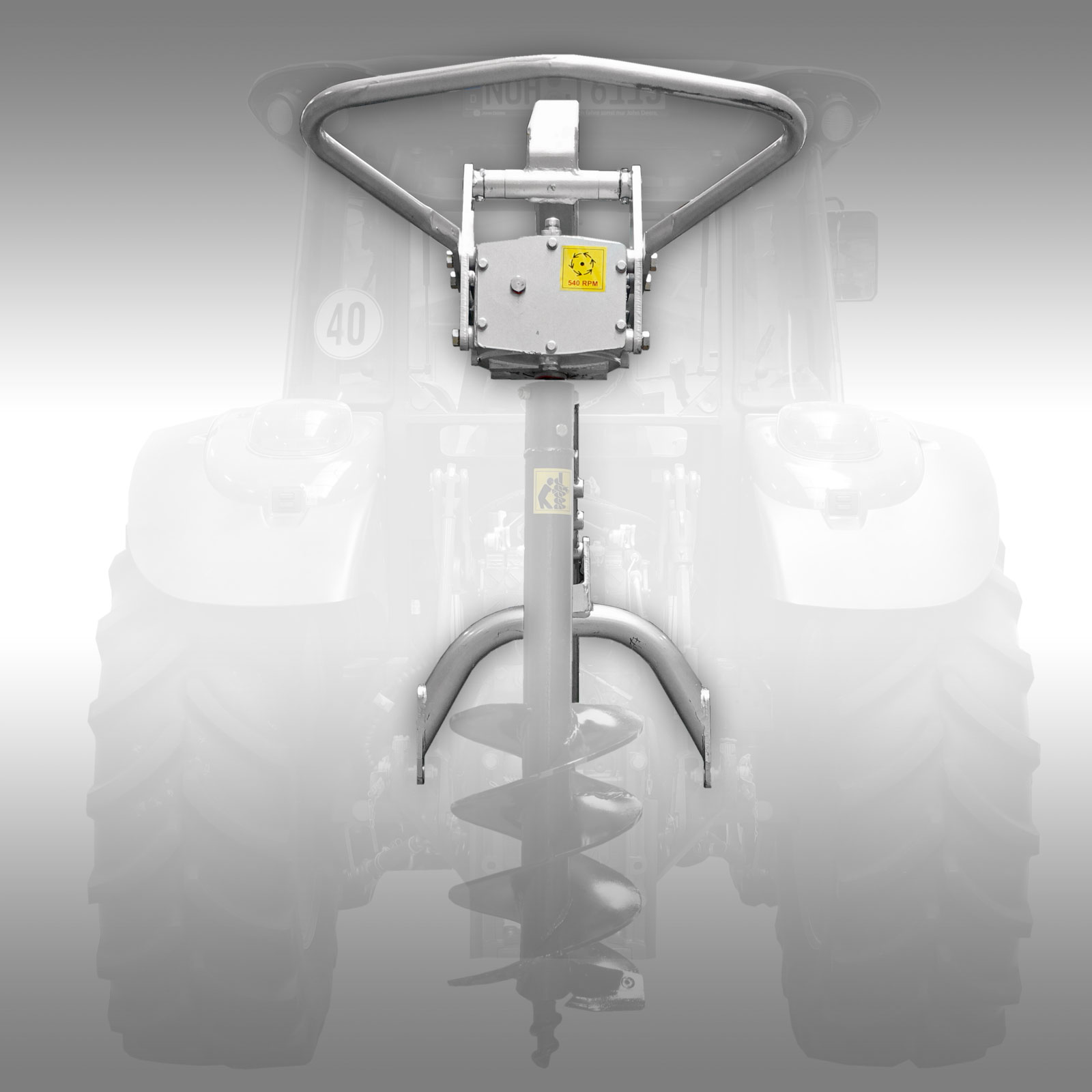 Jansen TBG-300 Tractor grondboor 3-punts