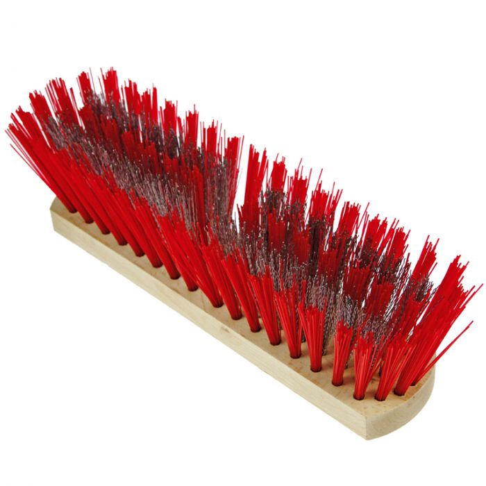 Onkruidbezem rood/staal compleet