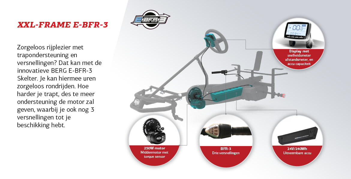 Jeep® Revolution pedal go-kart XXL E-BFR