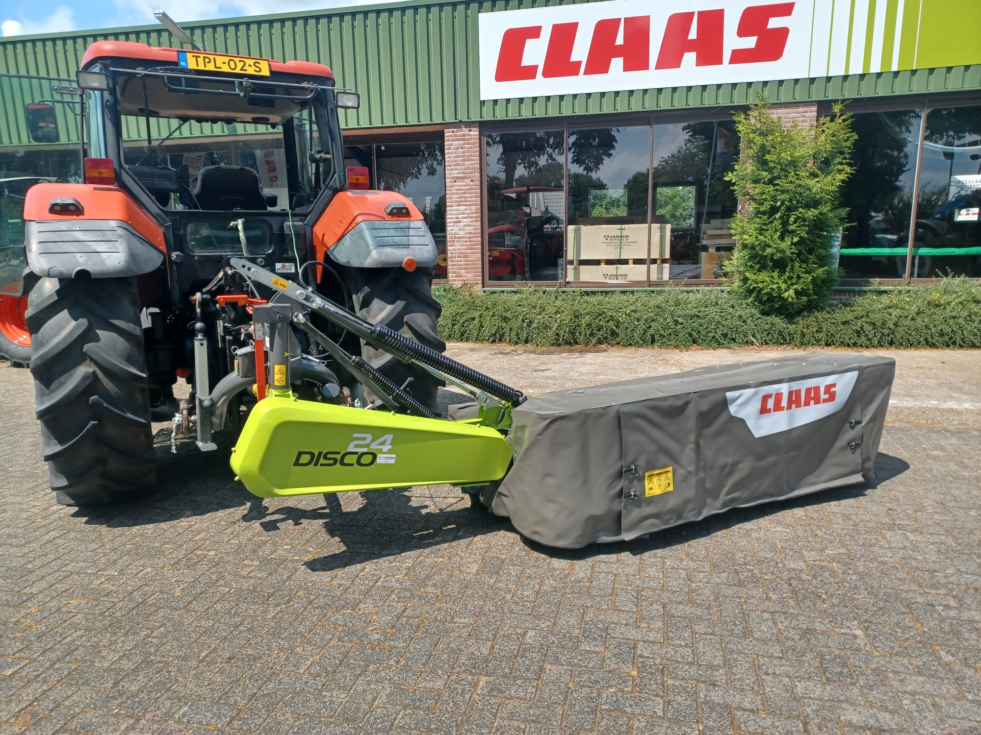 Nieuwe Claas Disco 24 afgeleverd