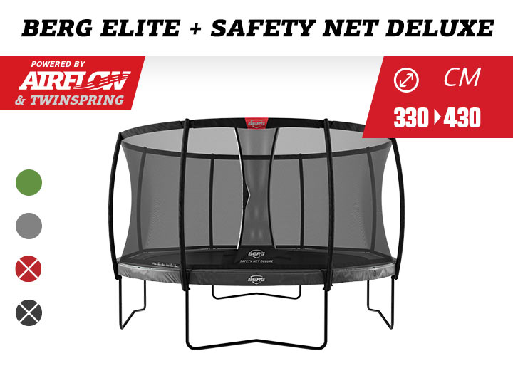 BERG Elite Regular 430 Grey + Safety Net