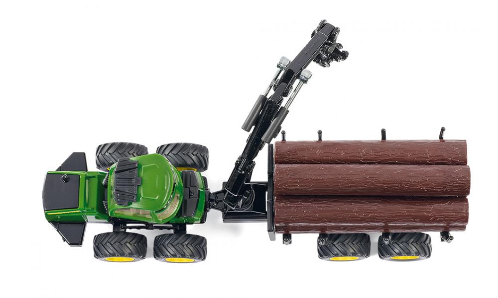 John Deere met houttransport 1:50