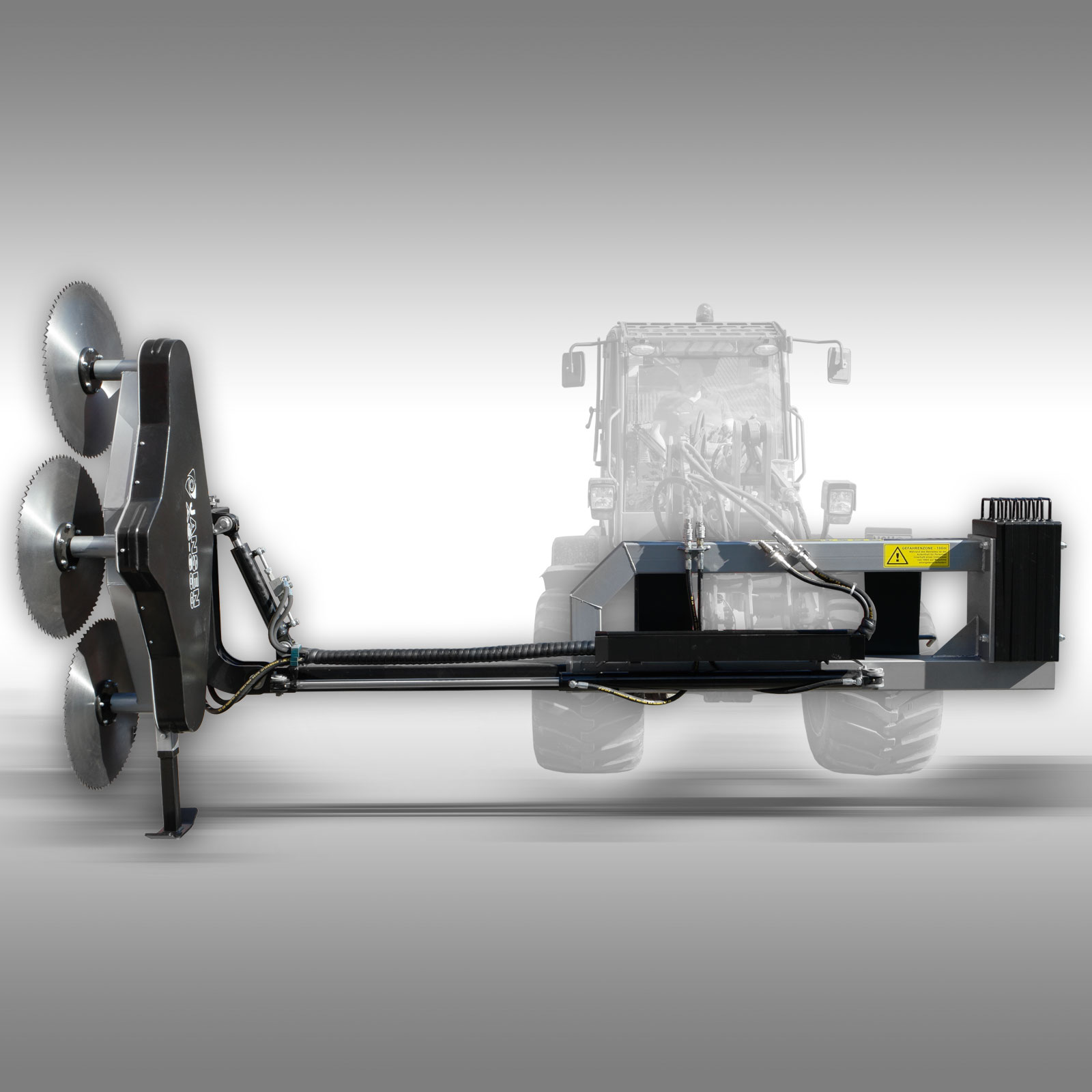 Jansen AS-600, takkenzaag Euro-bord
