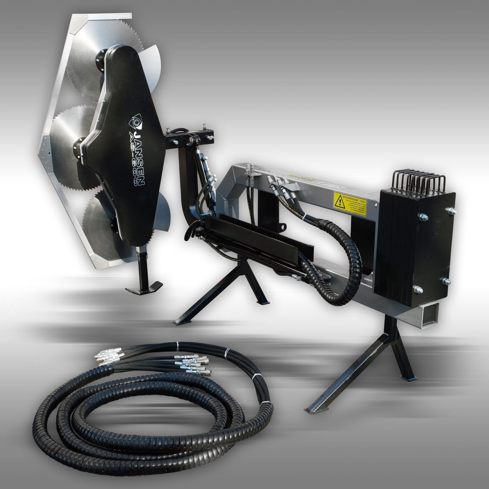 Jansen AS-600, takkenzaag Euro-bord