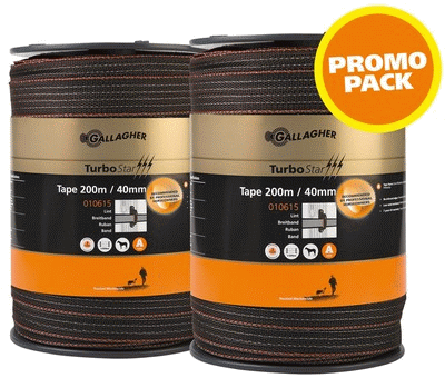 Gallagher Turbo lint 200m 40mm