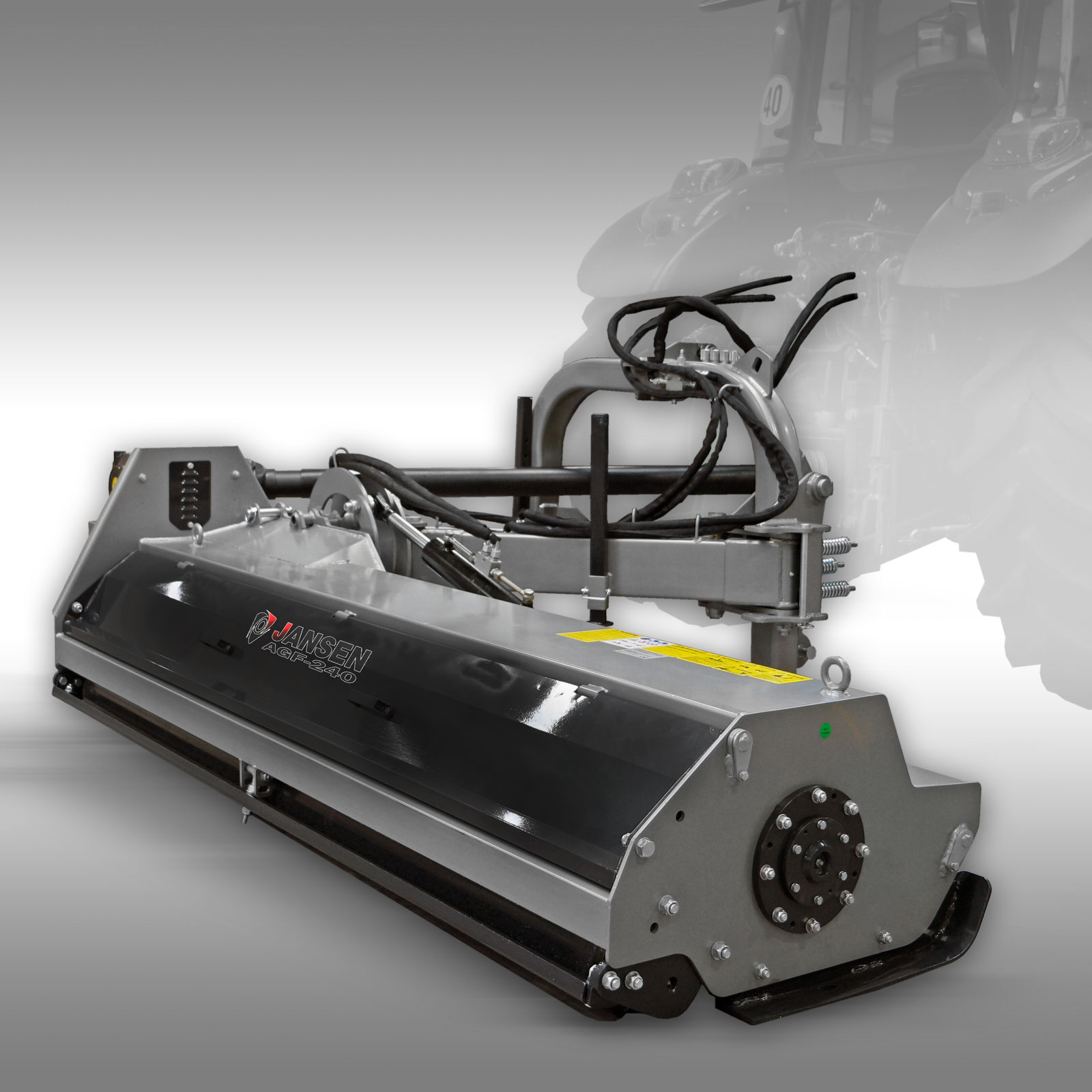 Jansen Klepelmaaier Bosmaaier AGF-240, 239cm PTO Side-shift (Verstek)