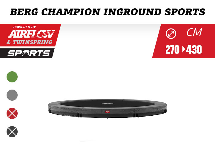 BERG SPORTS Champion InGround 430 Grey