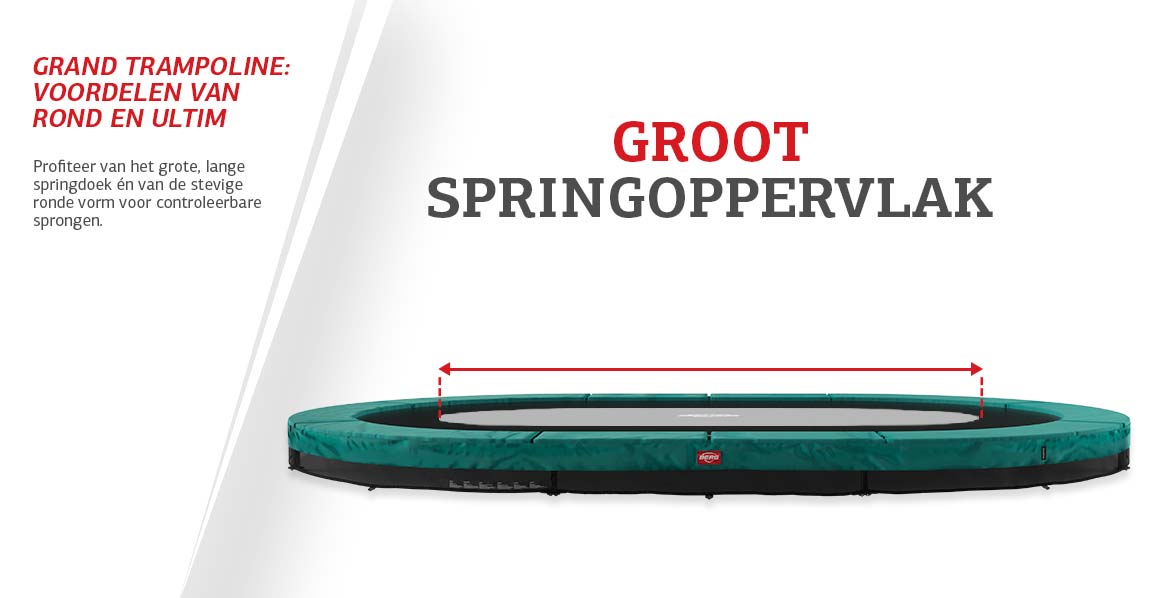 BERG Grand Champion InGround 350 Grey +