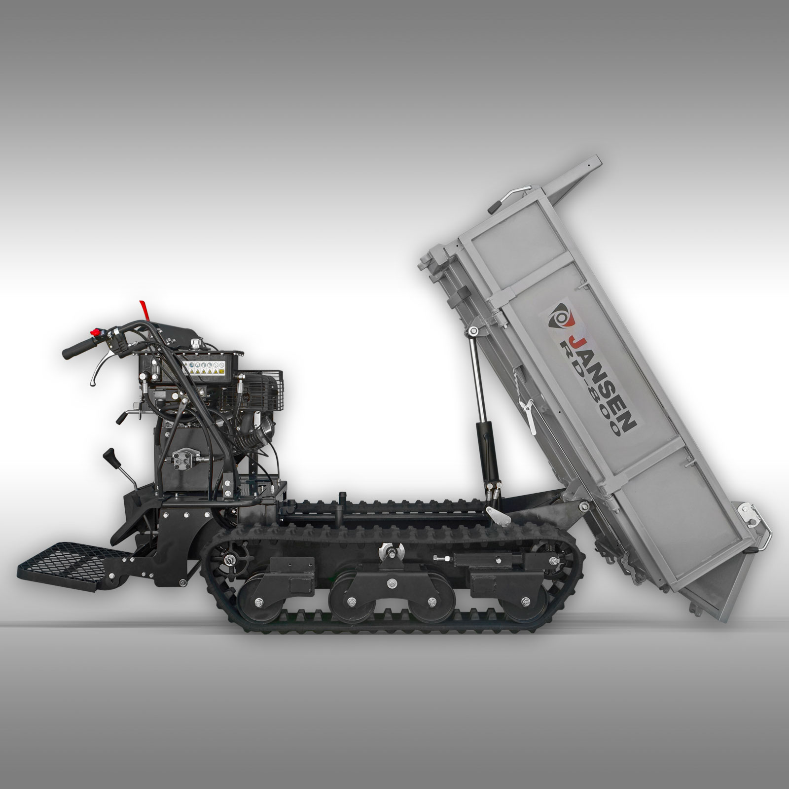 Jansen RD-800 rupsdumper hydr. kiepbak