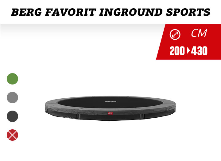 BERG Favorit InGround 380 Grey