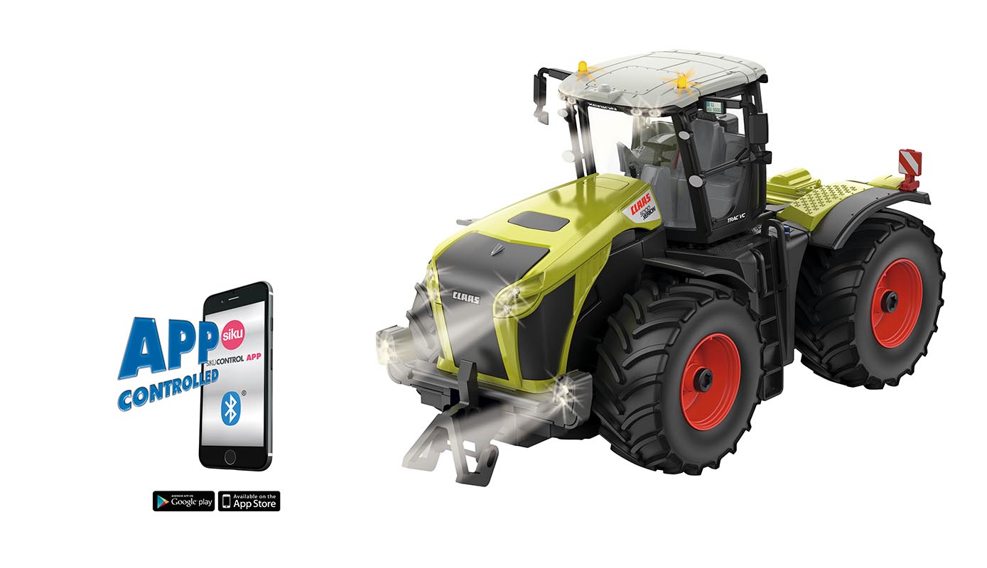 Siku Claas Xerion 5000 Trac CV met Bluetooth App 1:32