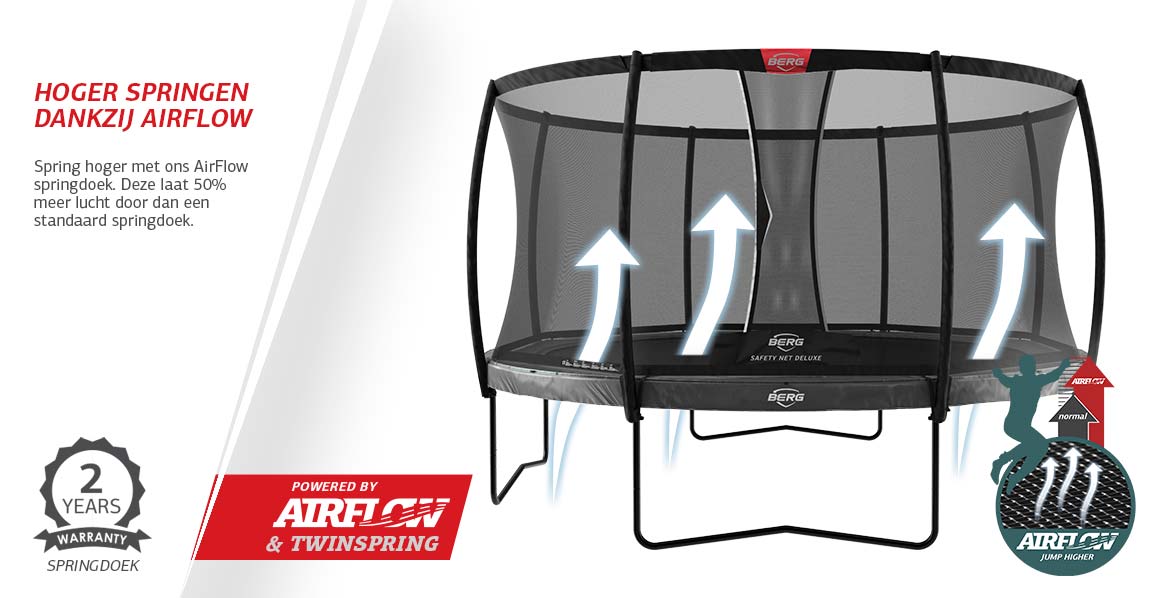 BERG Elite Regular 430 Grey + Safety Net