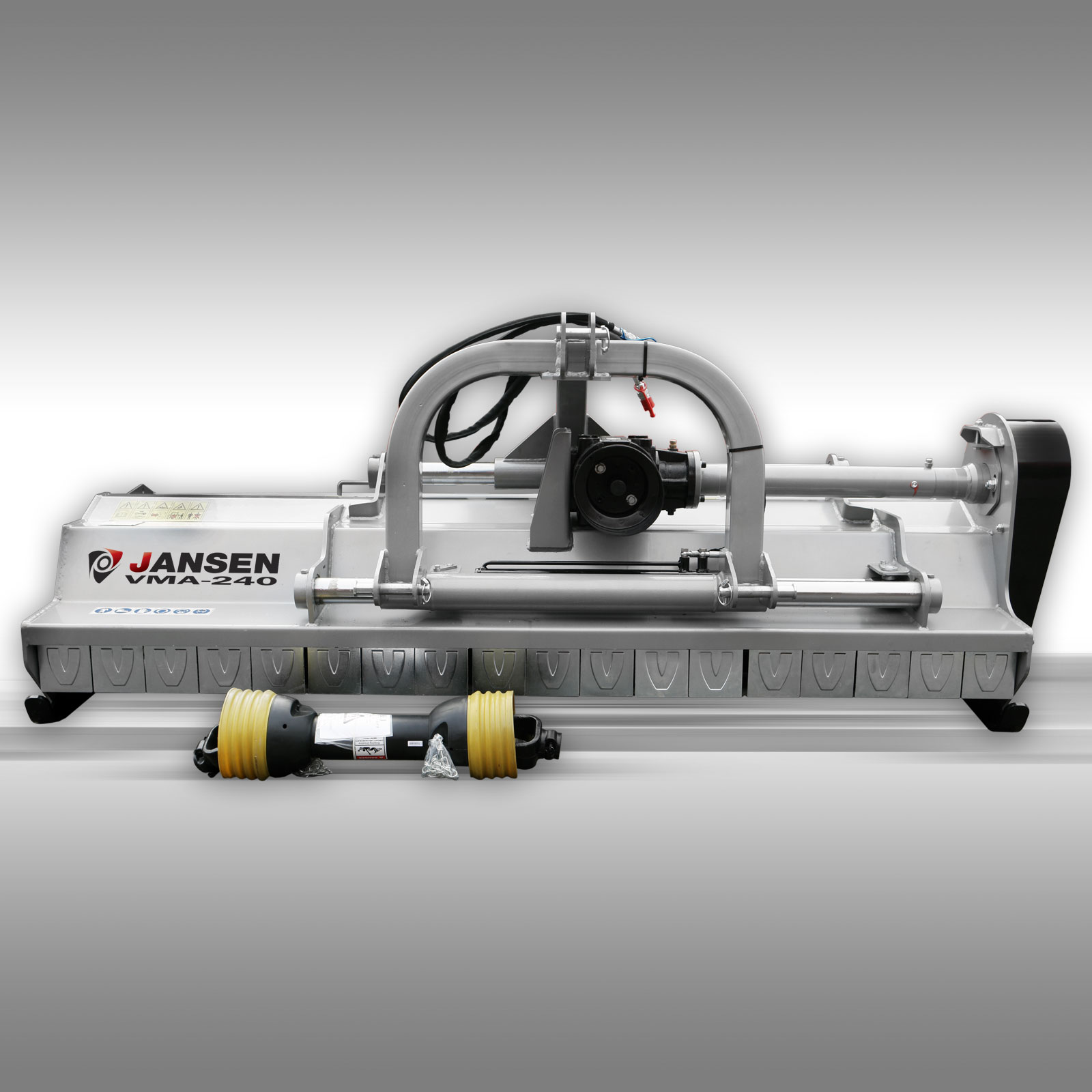 Jansen Klepelmaaier VMA-240, 232cm PTO Side-shift Mulcher