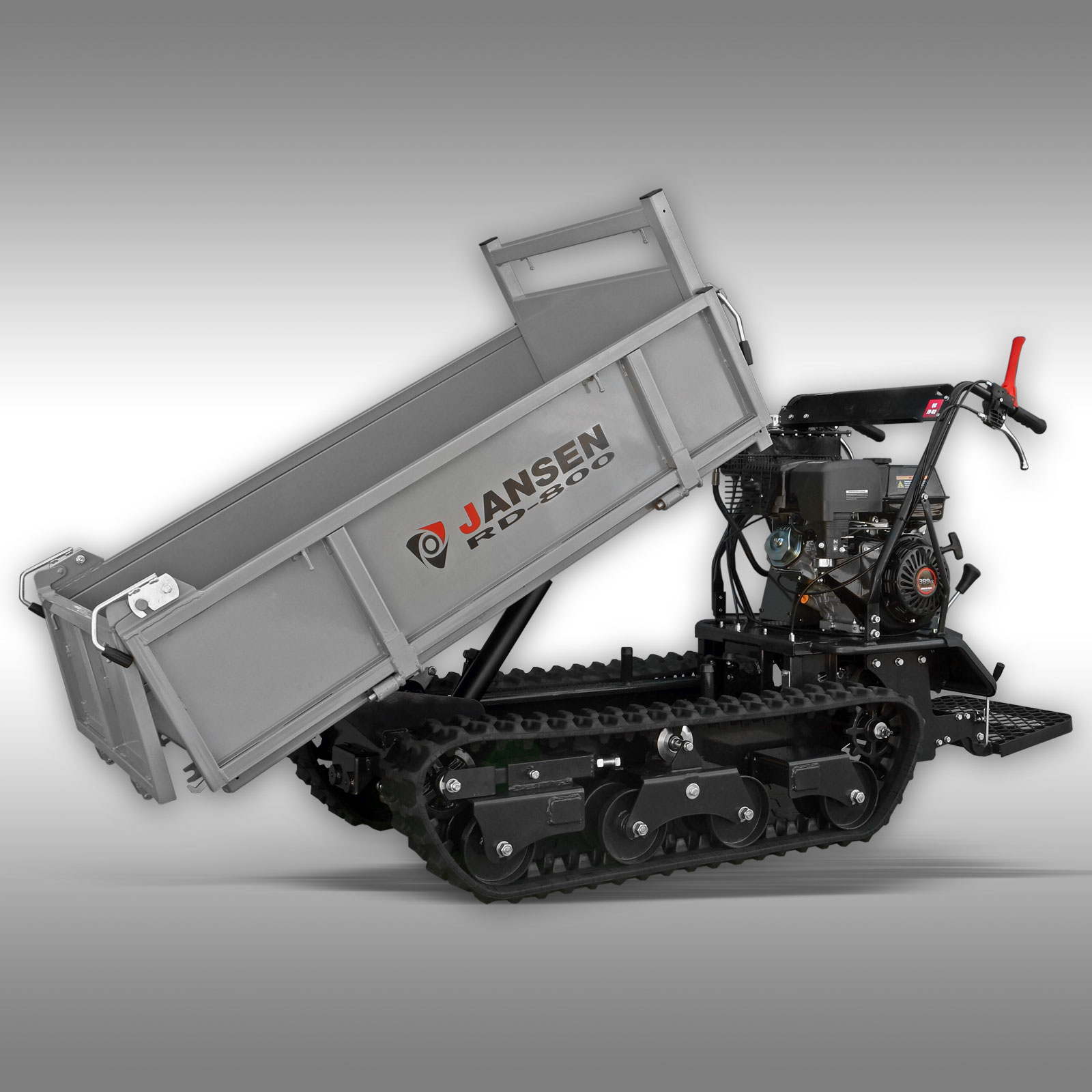 Jansen RD-800 rupsdumper hydr. kiepbak