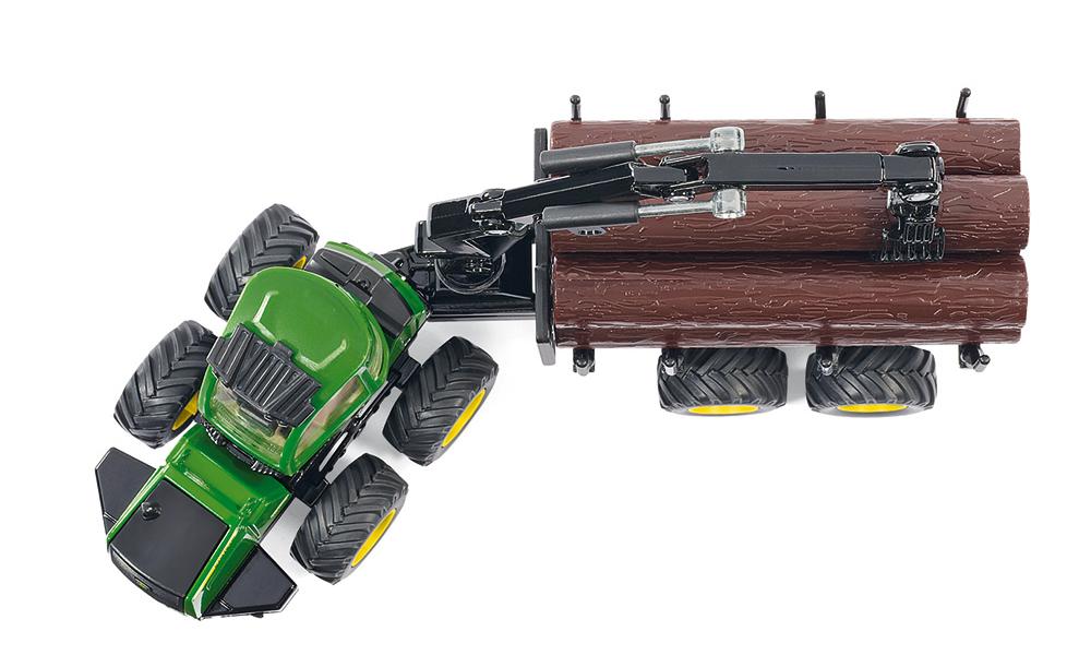 John Deere met houttransport 1:50