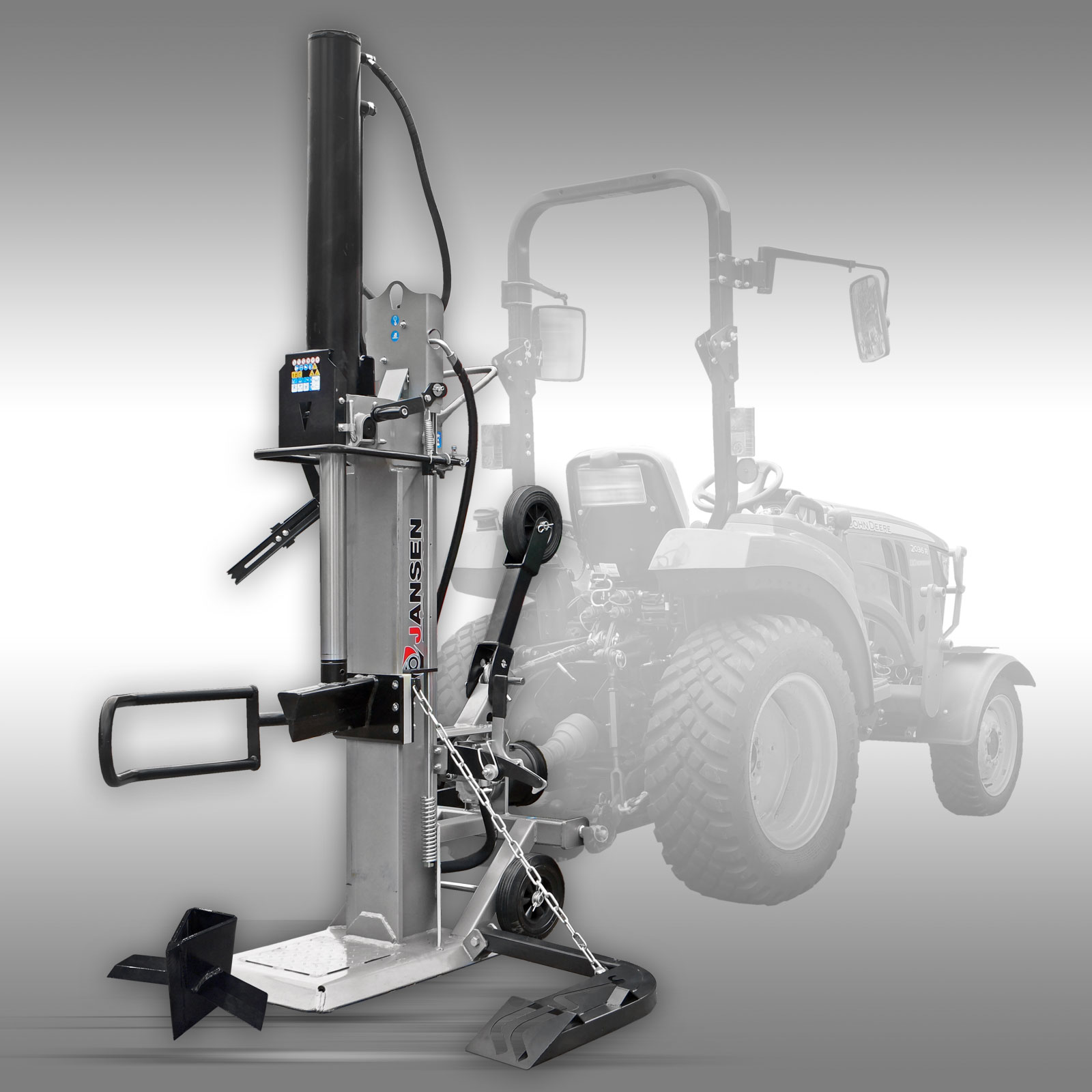 Houtklover Jansen TS-30, 30 t (aftakas),