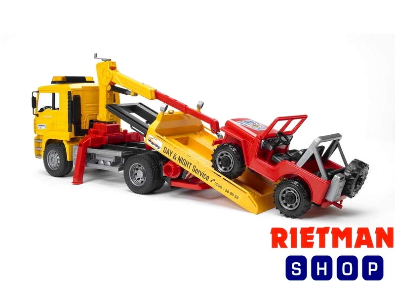 MAN TGA sleepdienst met Jeep 1:16