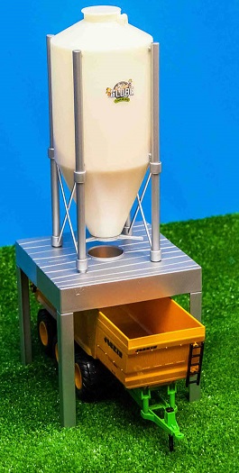 Mega silo met standaard 1:32