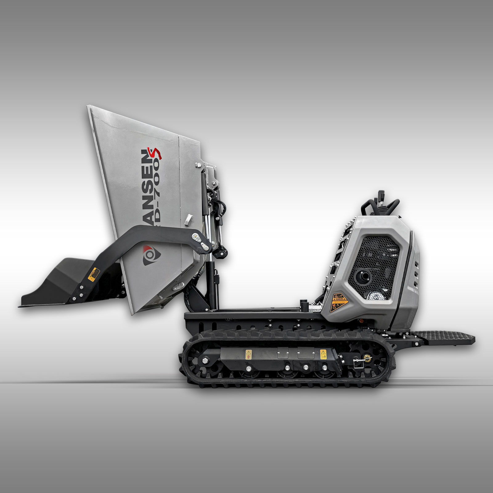 Rupsdumper Jansen RD-700S met zelflader