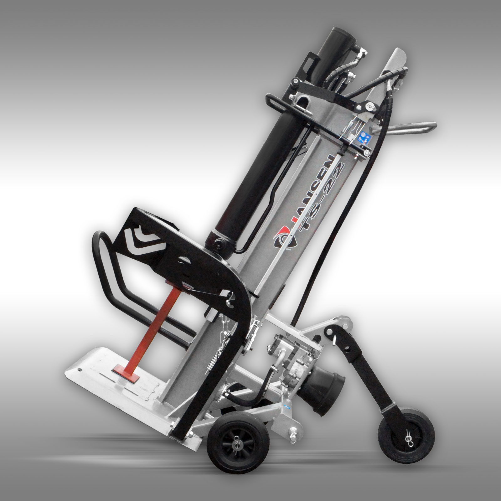 Jansen Houtklover TS-22, 22 t met stamlift, aftakasaandrijving, Kloofmachine