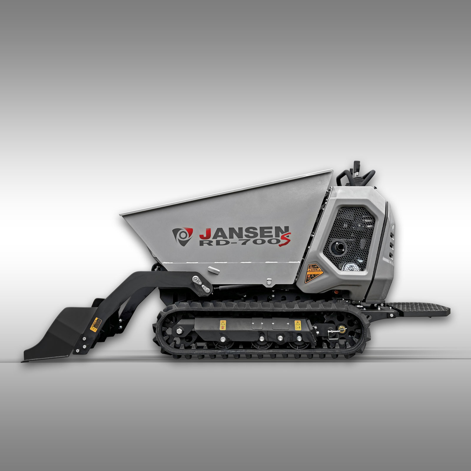 Rupsdumper Jansen RD-700S met zelflader