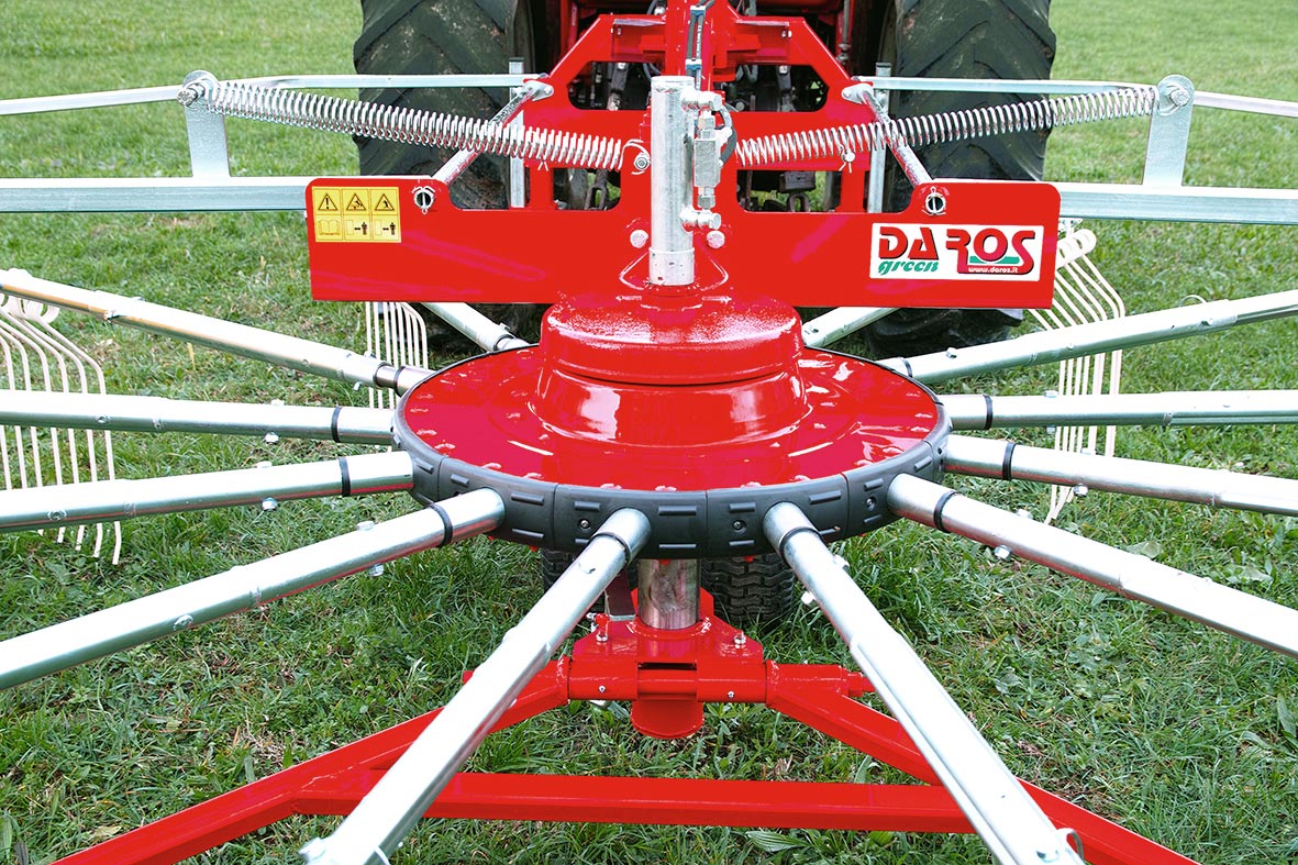 DAROS Zwadhark 3.30m compact enkelehark Tandem onderstel