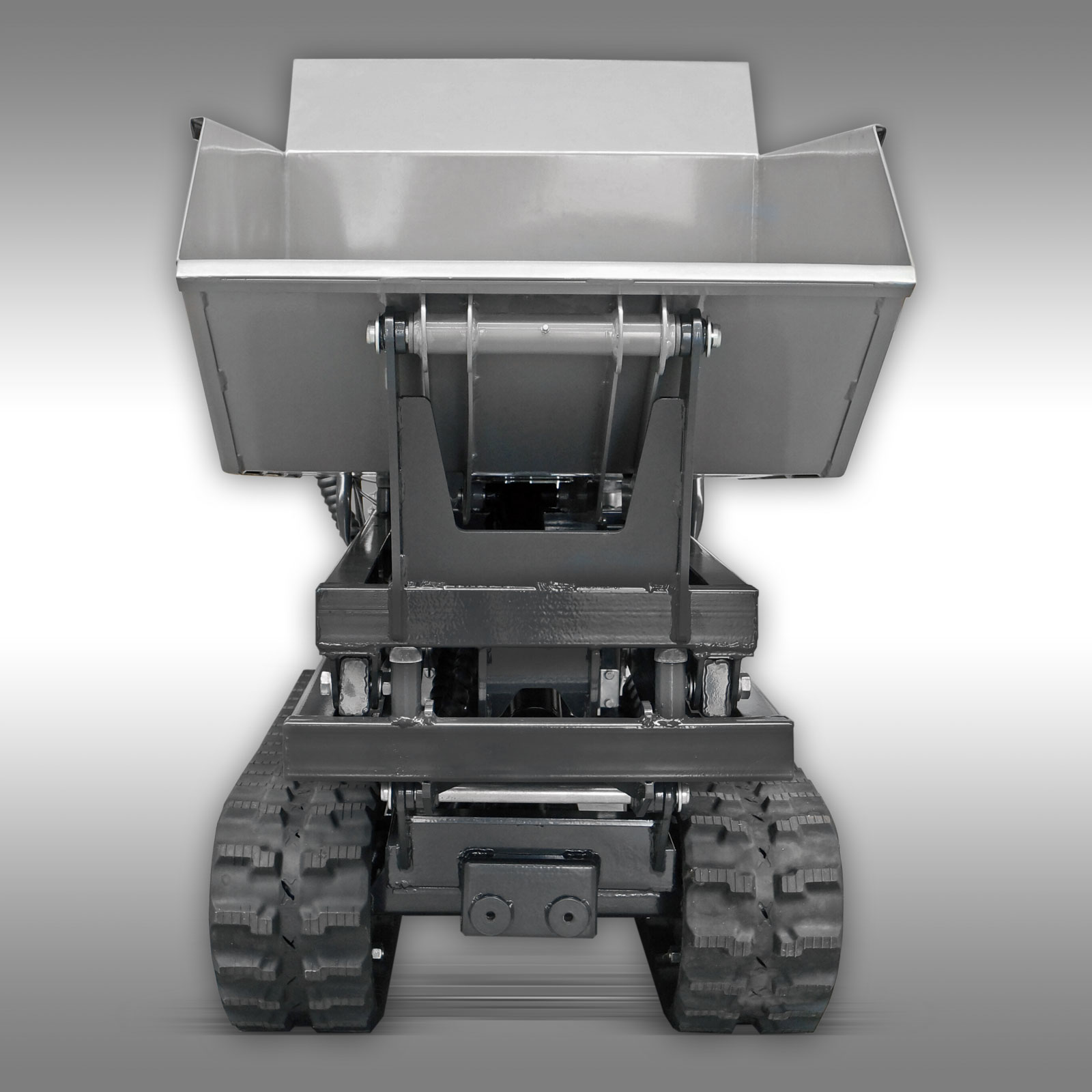 Jansen Rupsdumper RD-300PRO, hydraulische kiepbak, 9PK benzinemotor  hoogkiepsysteem