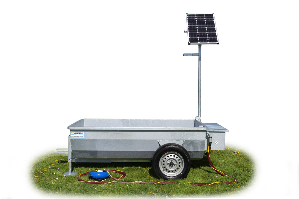 Solar waterbak Poortman Solar type 110