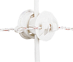 Schroefisolator Wit voor paal ø 6-14mm (