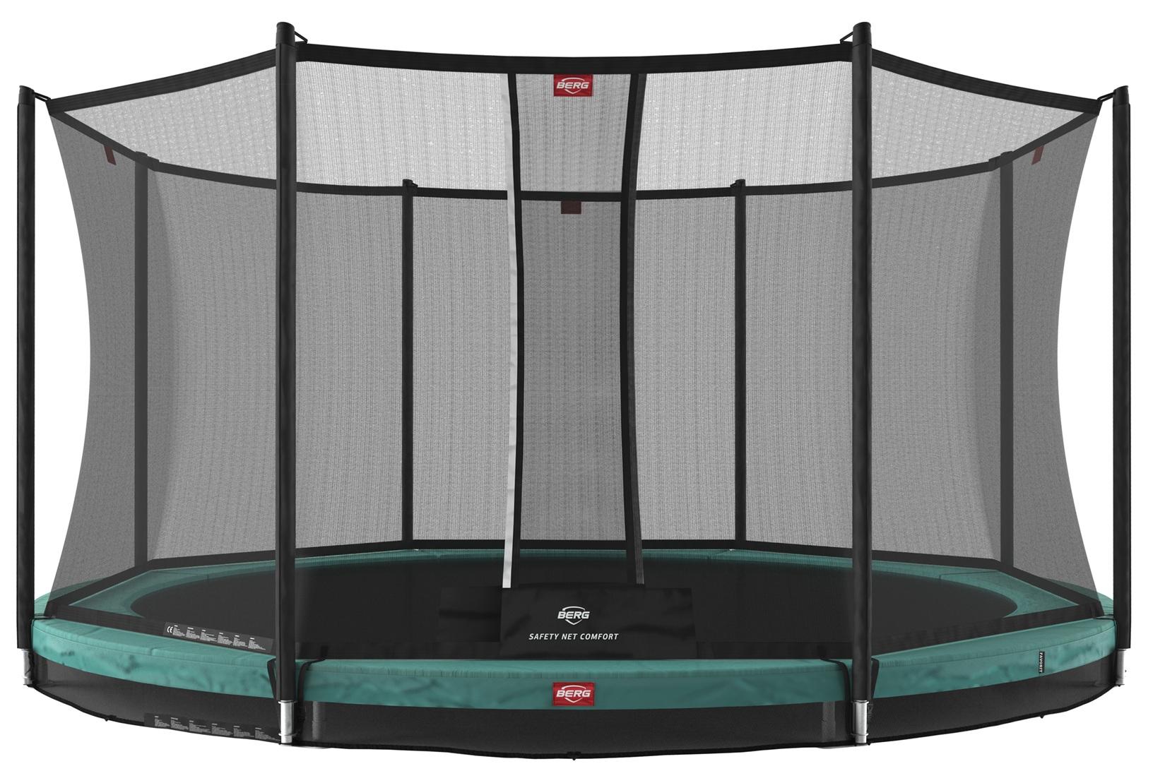 BERG Trampoline InGround Favorit + Safetynet Comfort 200