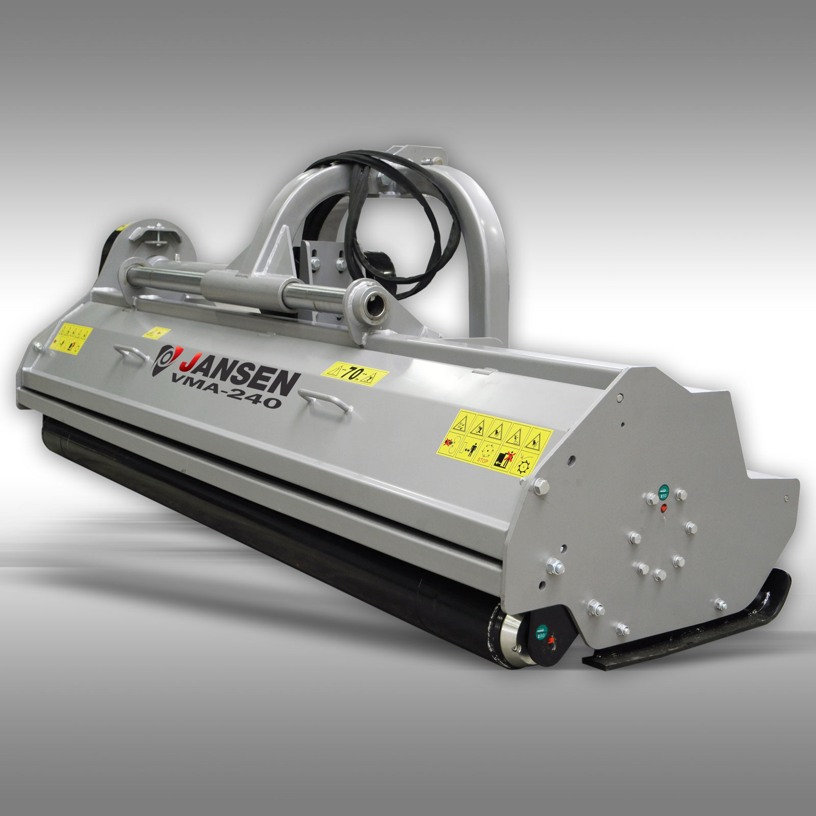 Jansen Klepelmaaier VMA-240, 232cm PTO Side-shift Mulcher