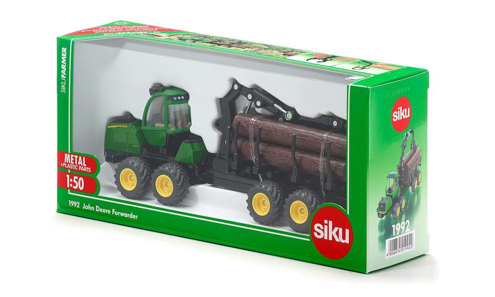 John Deere met houttransport 1:50