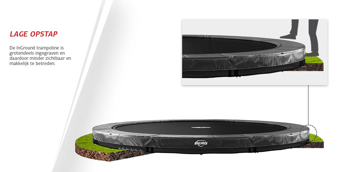 BERG Elite InGround 430 Grey