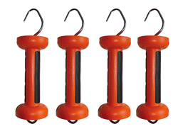 Softgrip poortgreep oranje cord/draad RV