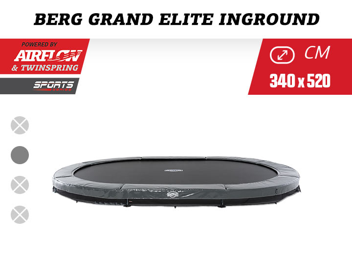 BERG Grand Elite InGround 520 Grey