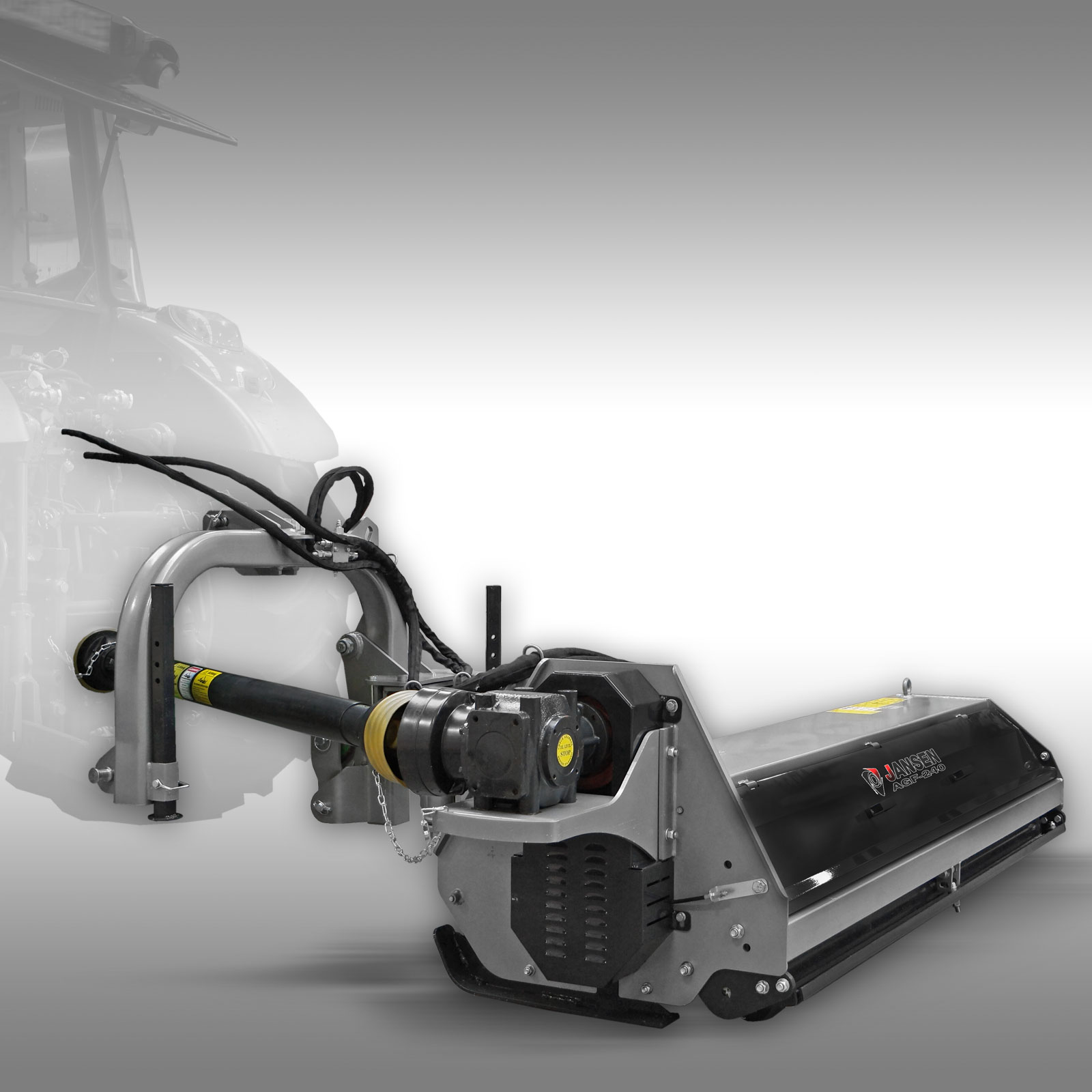 Jansen Klepelmaaier Bosmaaier AGF-240, 239cm PTO Side-shift (Verstek)
