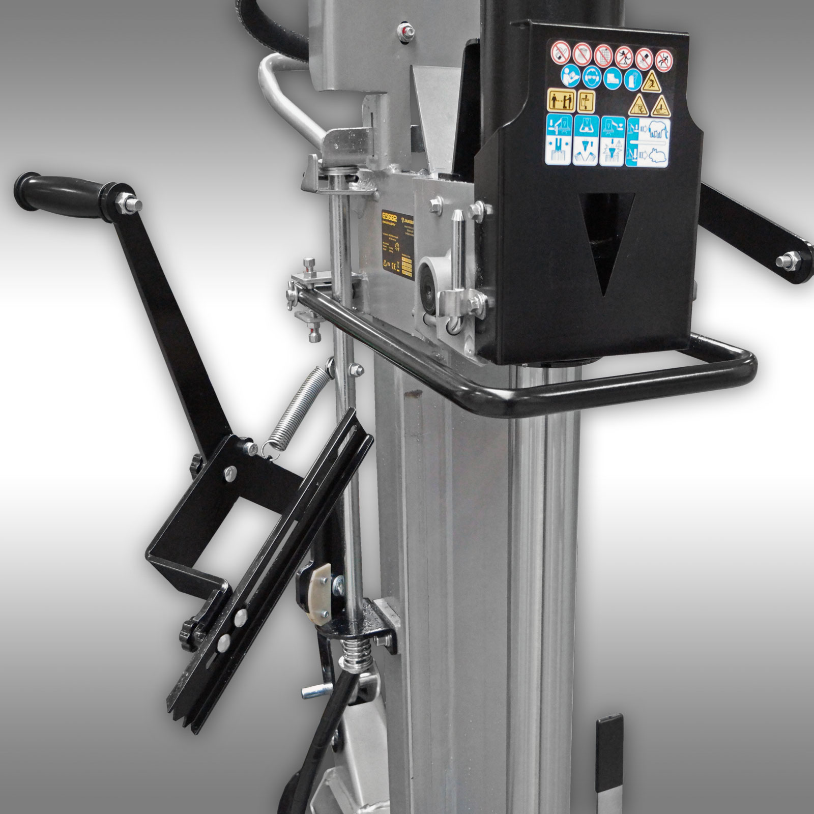 Jansen Houtklover TS-22, 22 t met stamlift, aftakasaandrijving, Kloofmachine