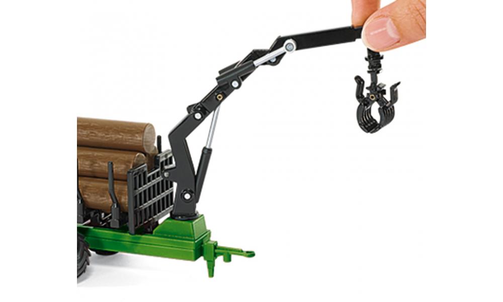 John Deere met houttransport 1:50