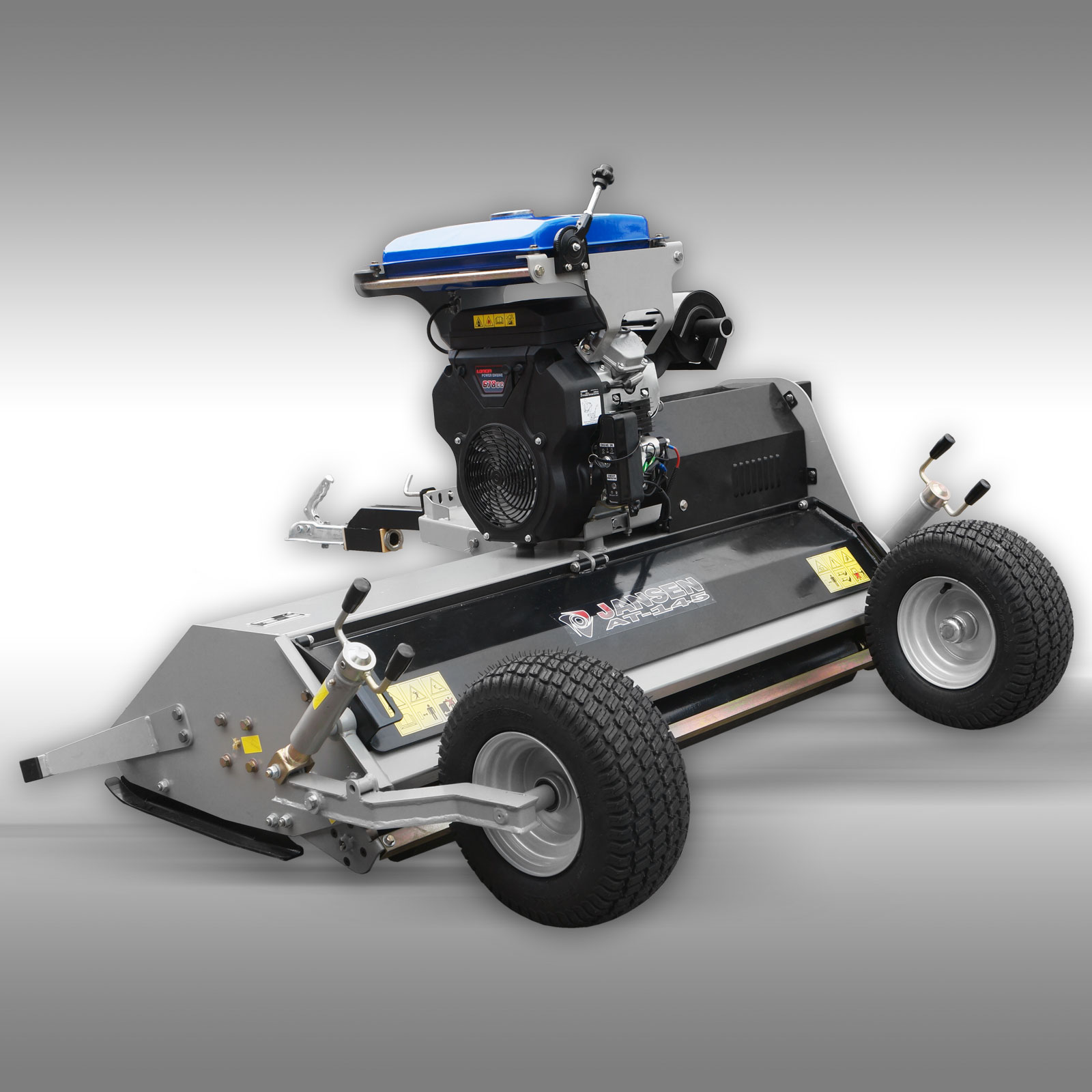 Jansen Klepelmaaier AT-145, 23 PK motor, 140cm, quad, ATV, UTV, tractor,