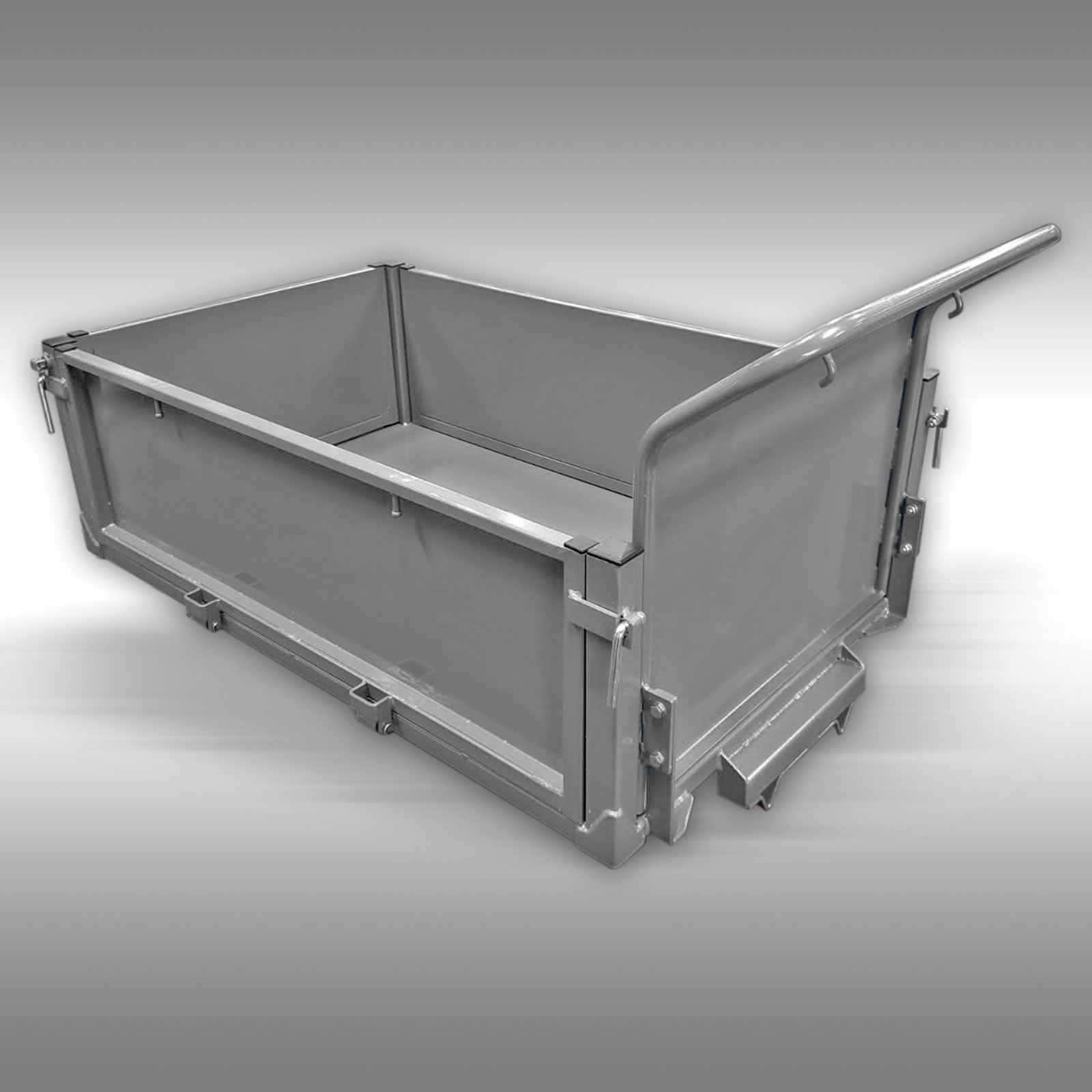 Vlakke kiepbak voor rupsdumper Jansen RD-200, RD-300 en RD-500