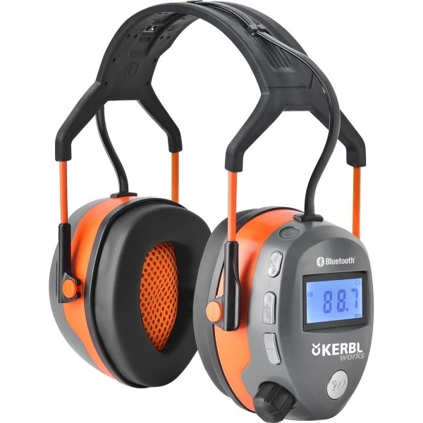 Gehoorbeschermer Kerbl Works met Radio en bluetooth