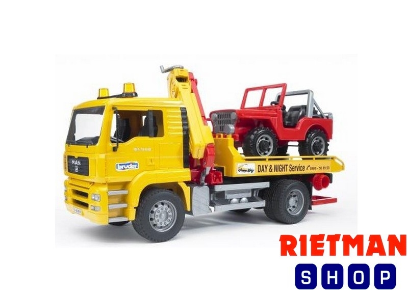 MAN TGA sleepdienst met Jeep 1:16
