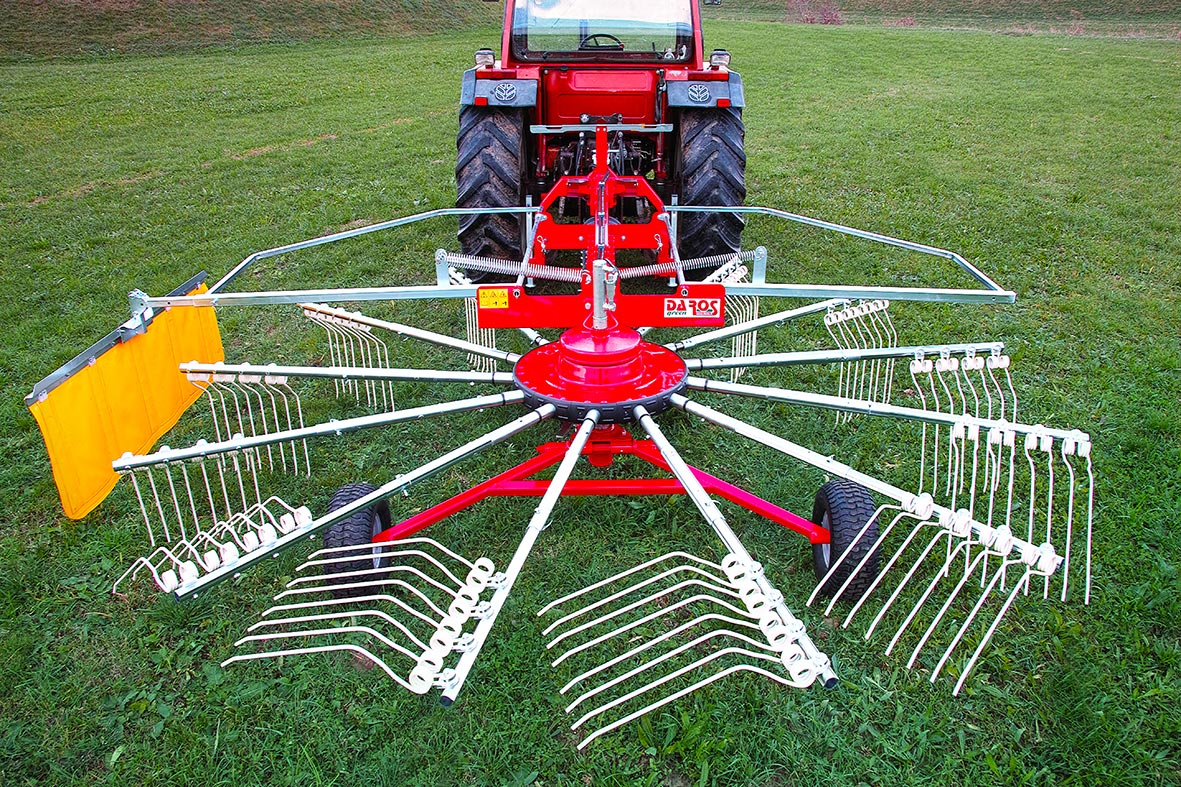 DAROS Zwadhark 3.30m compact enkelehark Tandem onderstel
