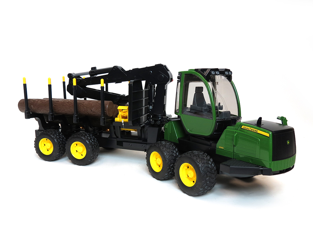 JD 1210E forwarder + 4 boomstammen en ho
