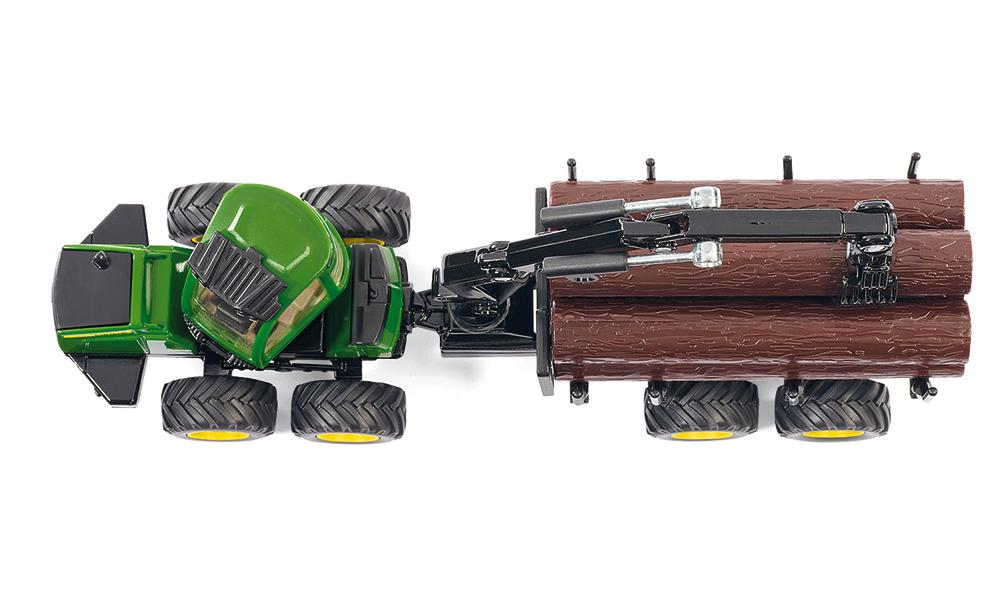 John Deere met houttransport 1:50