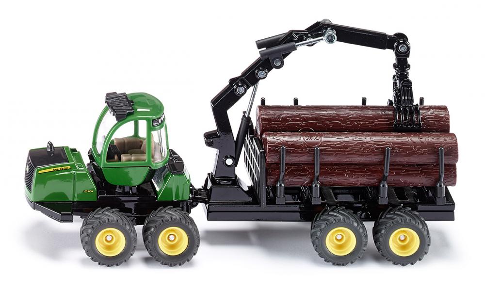 John Deere met houttransport 1:50