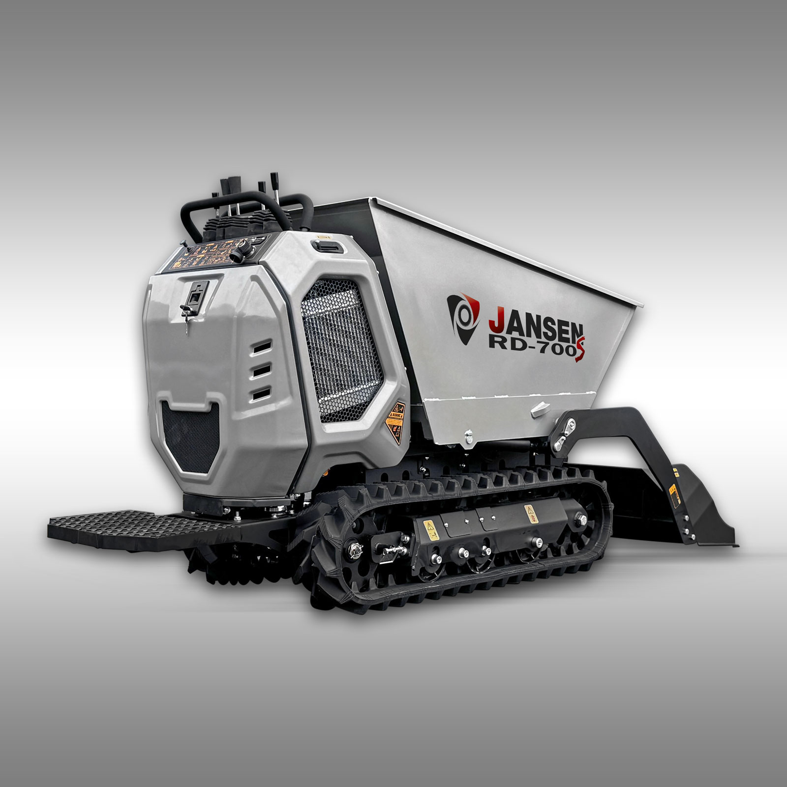 Rupsdumper Jansen RD-700S met zelflader