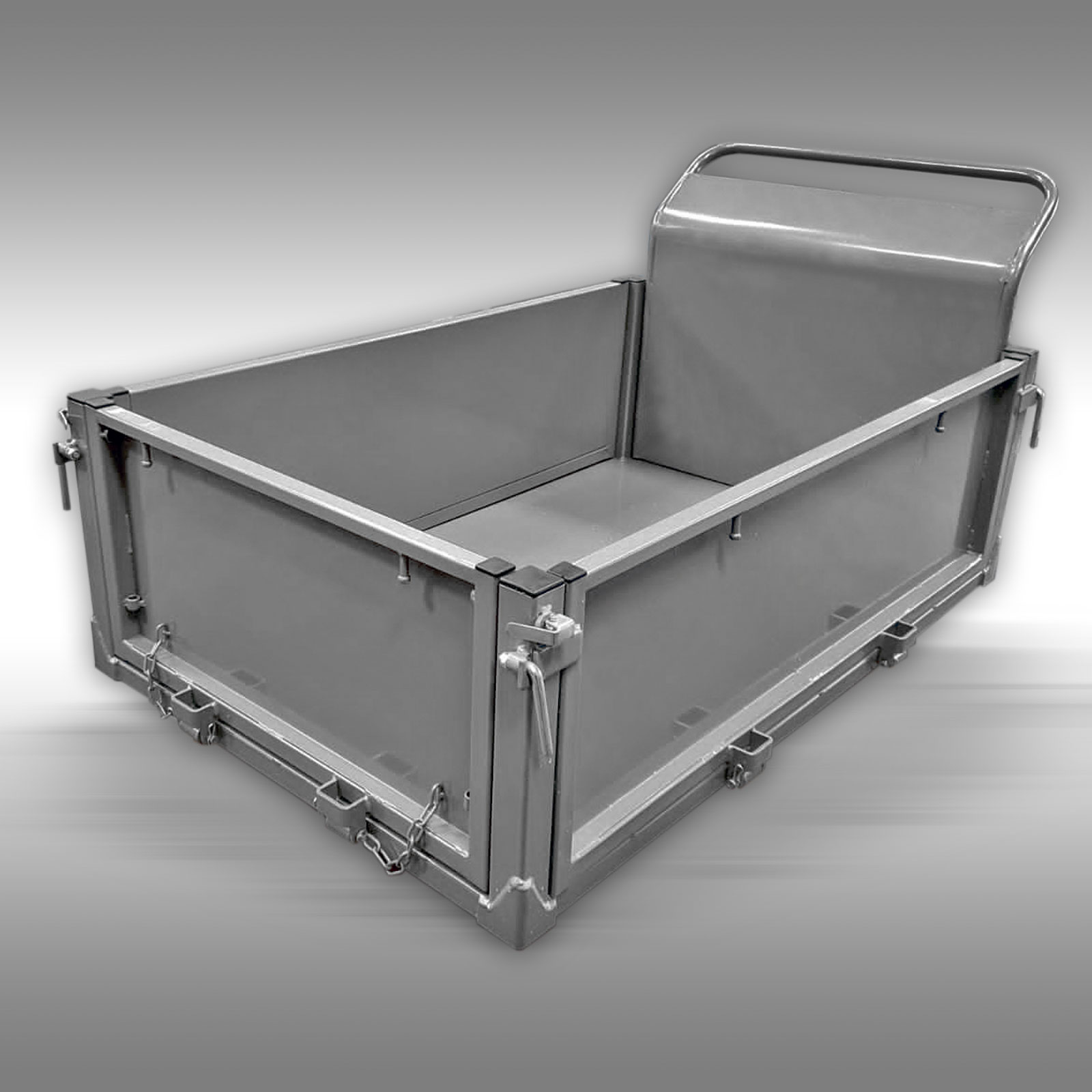 Vlakke kiepbak voor rupsdumper Jansen RD-200, RD-300 en RD-500