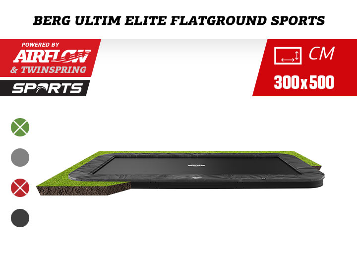BERG Ultim Elite FlatGround 500 Grey + A