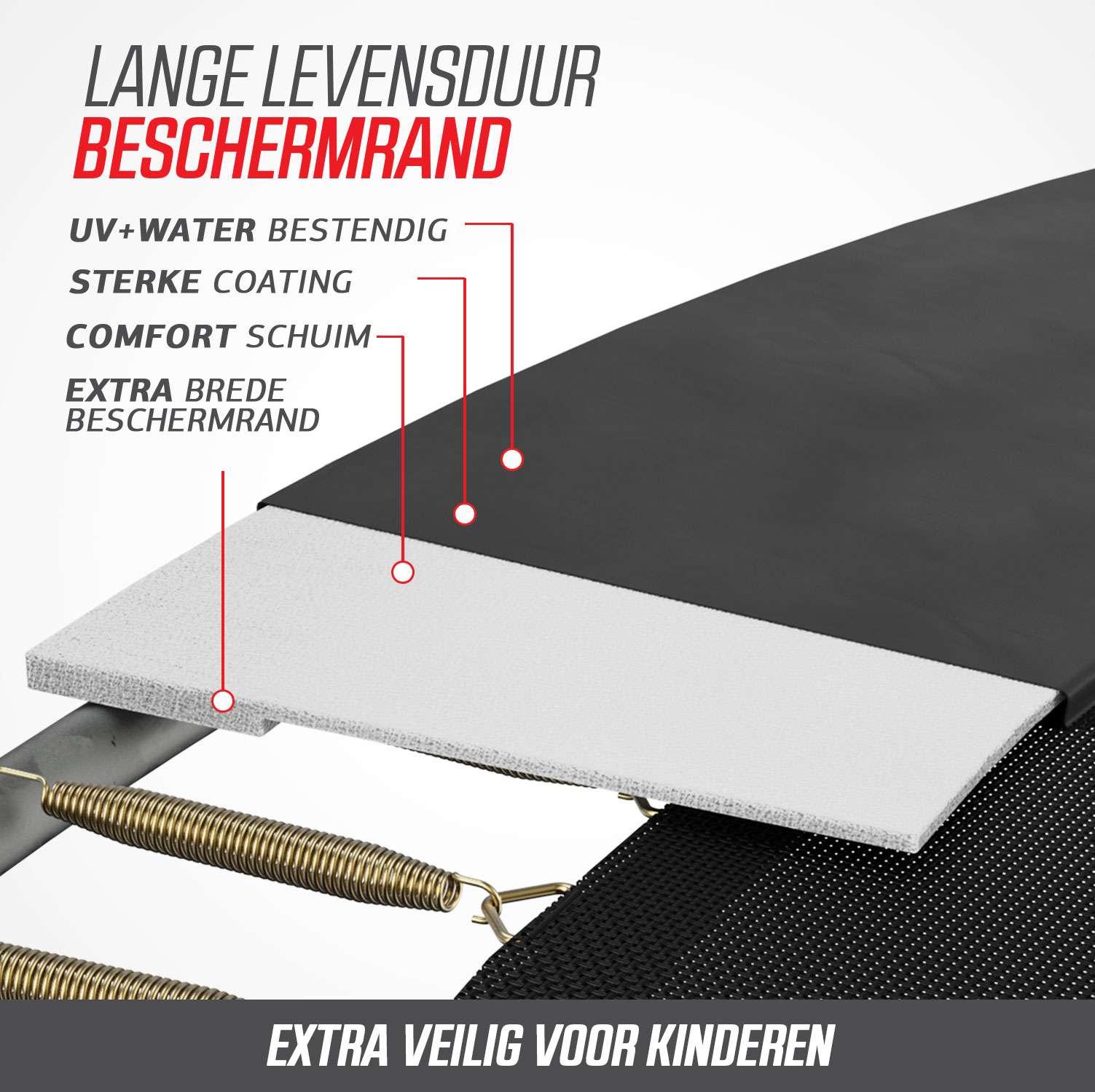 BERG Trampoline InGround Favorit + Safetynet Comfort 200